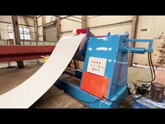 Compact Ecomonic GI PPGI Steel Slitting Machine voor lichte maat 0,3-1,2 X 1250