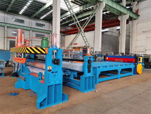 De middelgrote die Rol Decoiler van het Maatstaal aan Lengtemachine 16mm wordt gesneden Servo