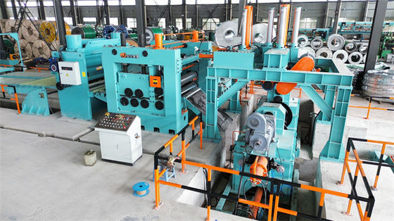 Stainless steel coil uncoiling leveling cut to length line with edge trimming 4-16 X 2000