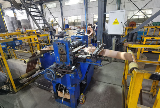 CR koper Messing spoelplaat Slitting Line Machine na koud gewalst 0.2 -2.0 X 600