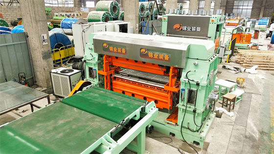 6Hi leveler roterende scheer vlieg scheer gesneden naar lengte lijn SUS roestvrij staal 0.2 - 2 X 850